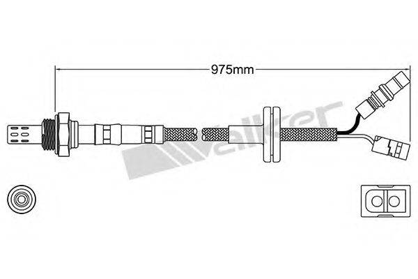 WALKER PRODUCTS 25023163 Лямбда-зонд