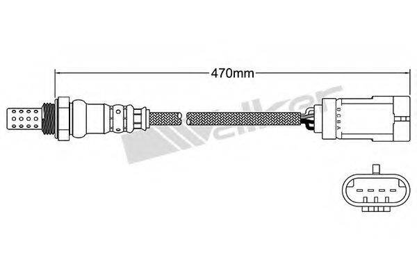 WALKER PRODUCTS 25024585 Лямбда-зонд