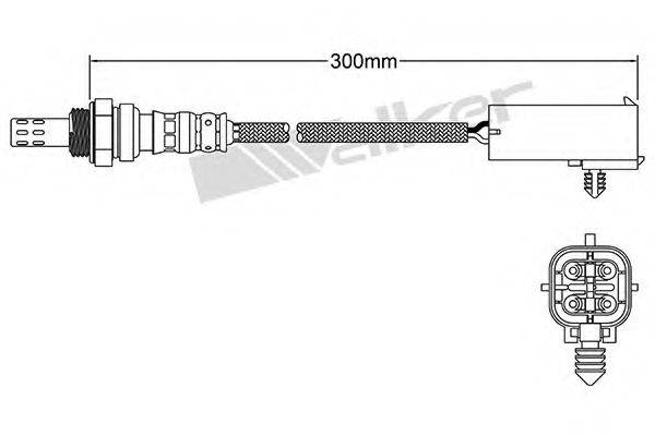 WALKER PRODUCTS 25024004 Лямбда-зонд