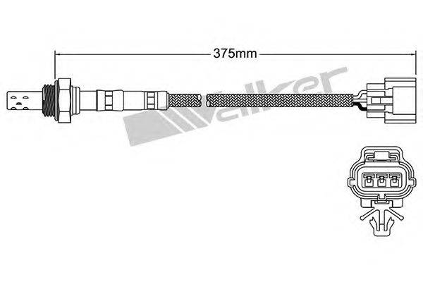 WALKER PRODUCTS 25023085 Лямбда-зонд