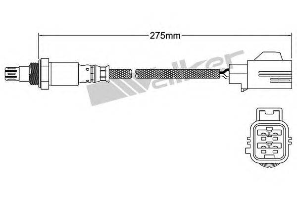 WALKER PRODUCTS 25054072 Лямбда-зонд