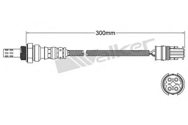 WALKER PRODUCTS 250241086 Лямбда-зонд