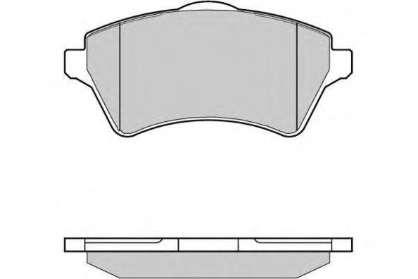 E.T.F. 120960 Комплект гальмівних колодок, дискове гальмо