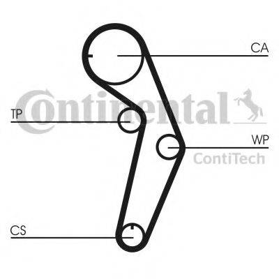 CONTITECH CT1048 Ремінь ГРМ