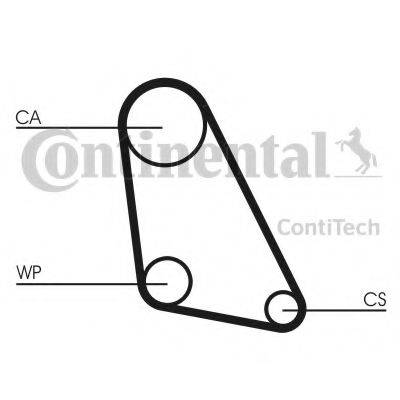 CONTITECH CT534 Ремінь ГРМ