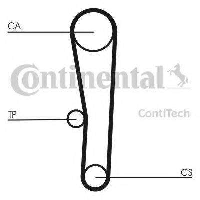 CONTITECH CT1062K1 Комплект ременя ГРМ