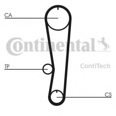 CONTITECH CT568K1 Комплект ременя ГРМ