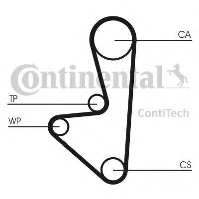 CONTITECH CT1067WP1 Водяний насос + комплект зубчастого ременя