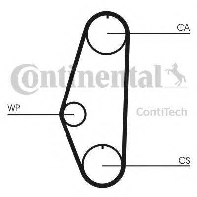 CONTITECH CT629WP1 Водяний насос + комплект зубчастого ременя