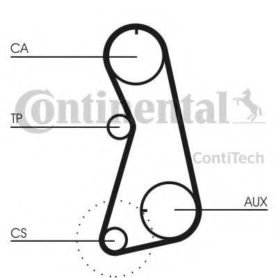 CONTITECH CT630K4 Комплект ременя ГРМ