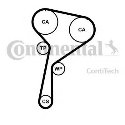 CONTITECH CT1184 Ремінь ГРМ