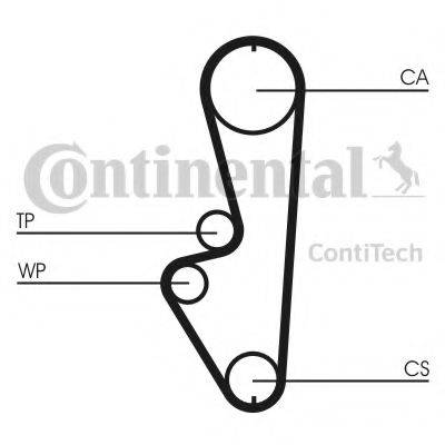 CONTITECH CT765 Ремінь ГРМ