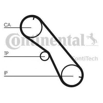 CONTITECH CT1089 Ремінь ГРМ