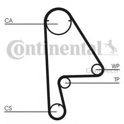 CONTITECH CT862K1 Комплект ременя ГРМ