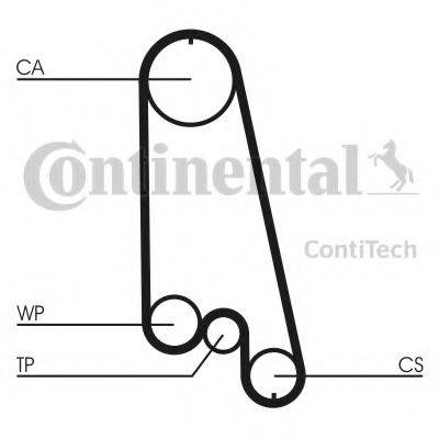 CONTITECH CT874K1 Комплект ременя ГРМ