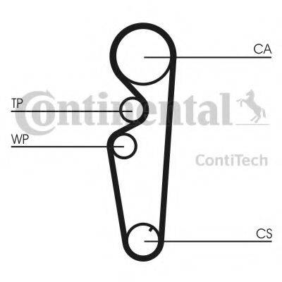 CONTITECH CT878K1 Комплект ременя ГРМ