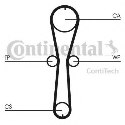 CONTITECH CT915K1 Комплект ременя ГРМ