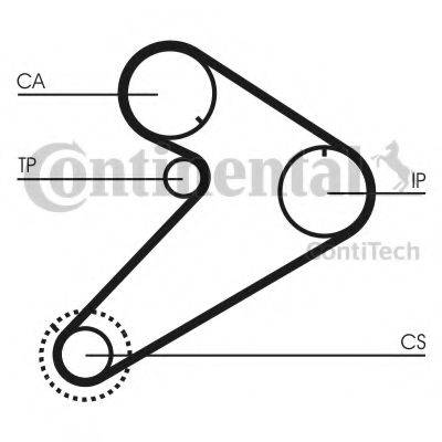 CONTITECH CT921 Ремінь ГРМ