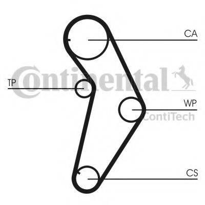 CONTITECH CT927K1 Комплект ременя ГРМ