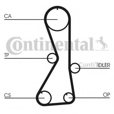 CONTITECH CT1016K1 Комплект ременя ГРМ