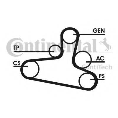 CONTITECH 6DPK1195D1 Полікліновий ремінний комплект