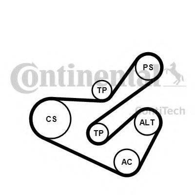 CONTITECH 6PK1740K1 Полікліновий ремінний комплект