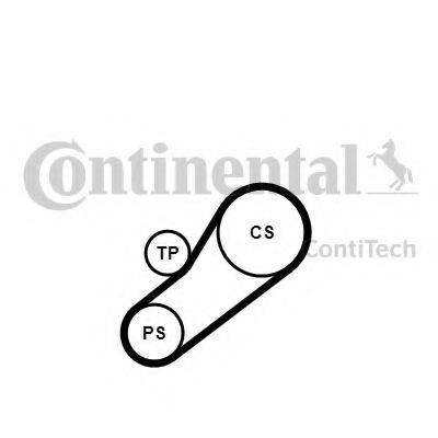 CONTITECH 4PK735K1 Полікліновий ремінний комплект