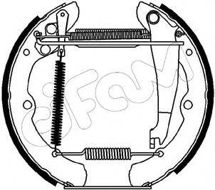 CIFAM 151100 Комплект гальмівних колодок