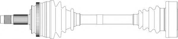 GENERAL RICAMBI AR3044 Приводний вал