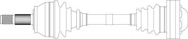 GENERAL RICAMBI AR3052 Приводний вал