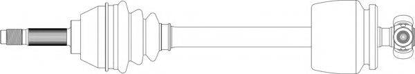 GENERAL RICAMBI FI3029 Приводний вал