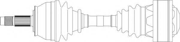 GENERAL RICAMBI FI3168 Приводний вал