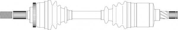GENERAL RICAMBI ND3123 Приводний вал