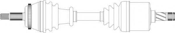 GENERAL RICAMBI RE3193 Приводний вал