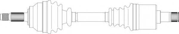 GENERAL RICAMBI RV3075 Приводний вал