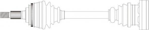 GENERAL RICAMBI TY3093 Приводний вал