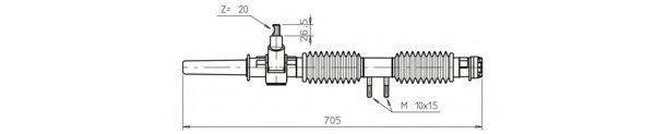 GENERAL RICAMBI AR4004 Рульовий механізм