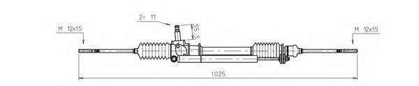 GENERAL RICAMBI FI4022 Рульовий механізм