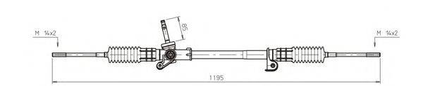 GENERAL RICAMBI FO4023 Рульовий механізм