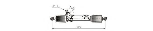 GENERAL RICAMBI PE4004 Рульовий механізм