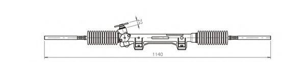 GENERAL RICAMBI PE4014 Рульовий механізм