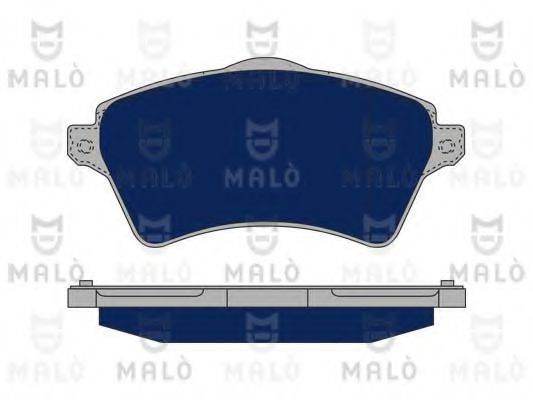 MALO 1050178 Комплект гальмівних колодок, дискове гальмо