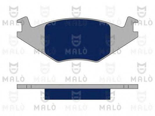 MALO 1050186 Комплект гальмівних колодок, дискове гальмо