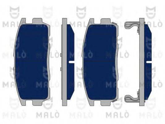 MALO 1050260 Комплект гальмівних колодок, дискове гальмо