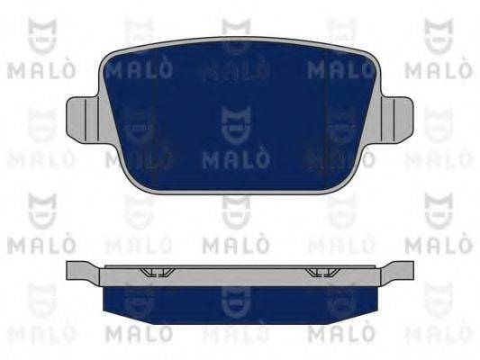 MALO 1050394 Комплект гальмівних колодок, дискове гальмо