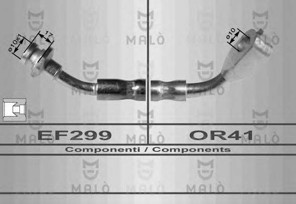 MALO 80084 Гальмівний шланг