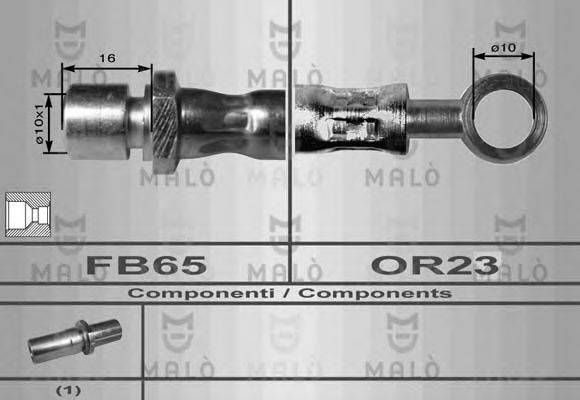 MALO 80110 Гальмівний шланг