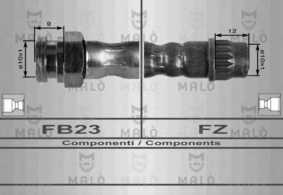 MALO 80227 Гальмівний шланг