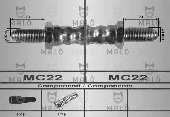 MALO 80269 Гальмівний шланг