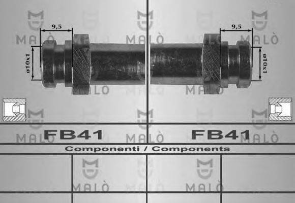 MALO 80566 Гальмівний шланг